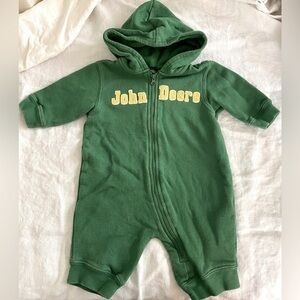 John Deere one piece baby jumper green 3-6 months.    I-20